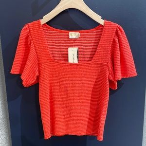 Nation LTD smocked top